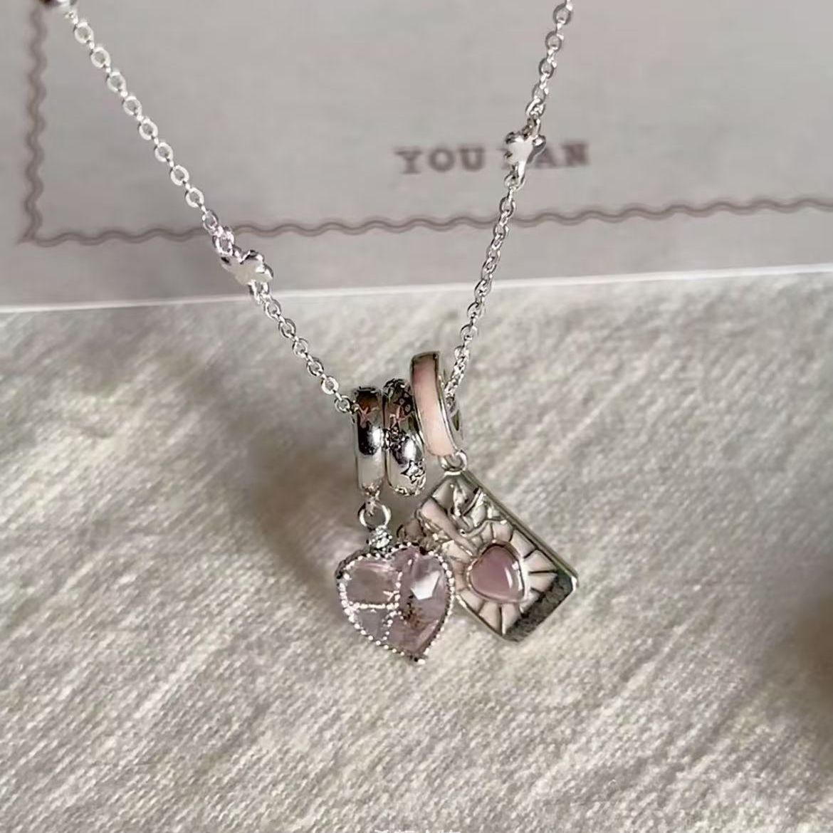 Love Tarot Fashion Niche Clavicle Chain Necklaces