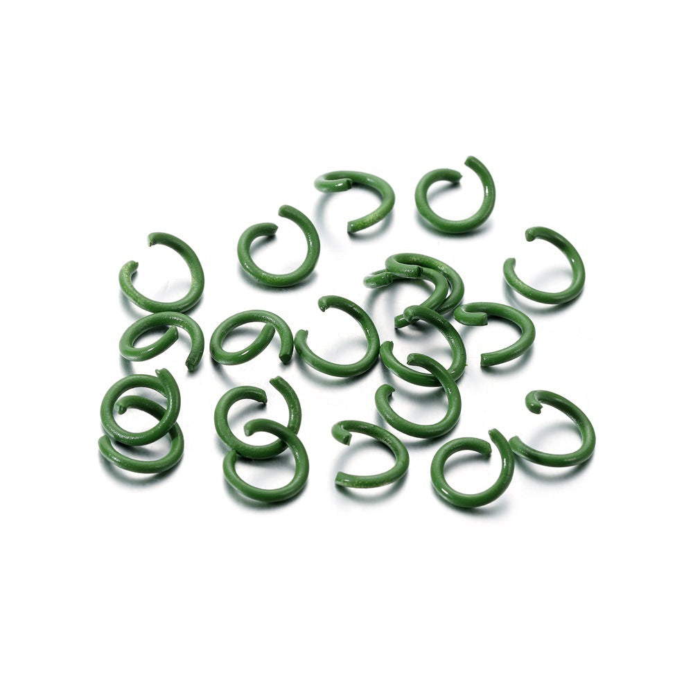 Single Circle Paint Color Broken Small Hoop Jewelry Accessories