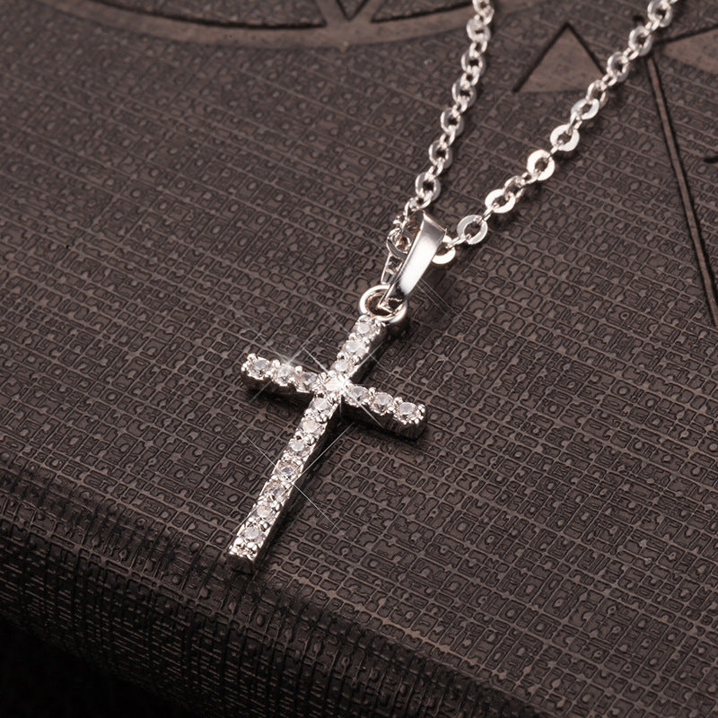 Hip Hop Cross Zircon Simple Fashion Necklaces