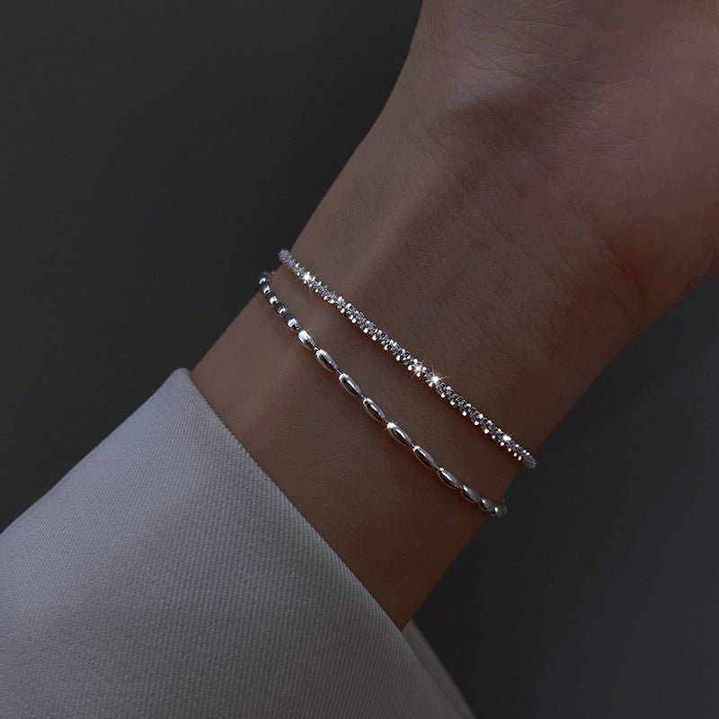 Starry Rice Grain Sparkling Light Luxury Fashion Personality Female Bracelets
