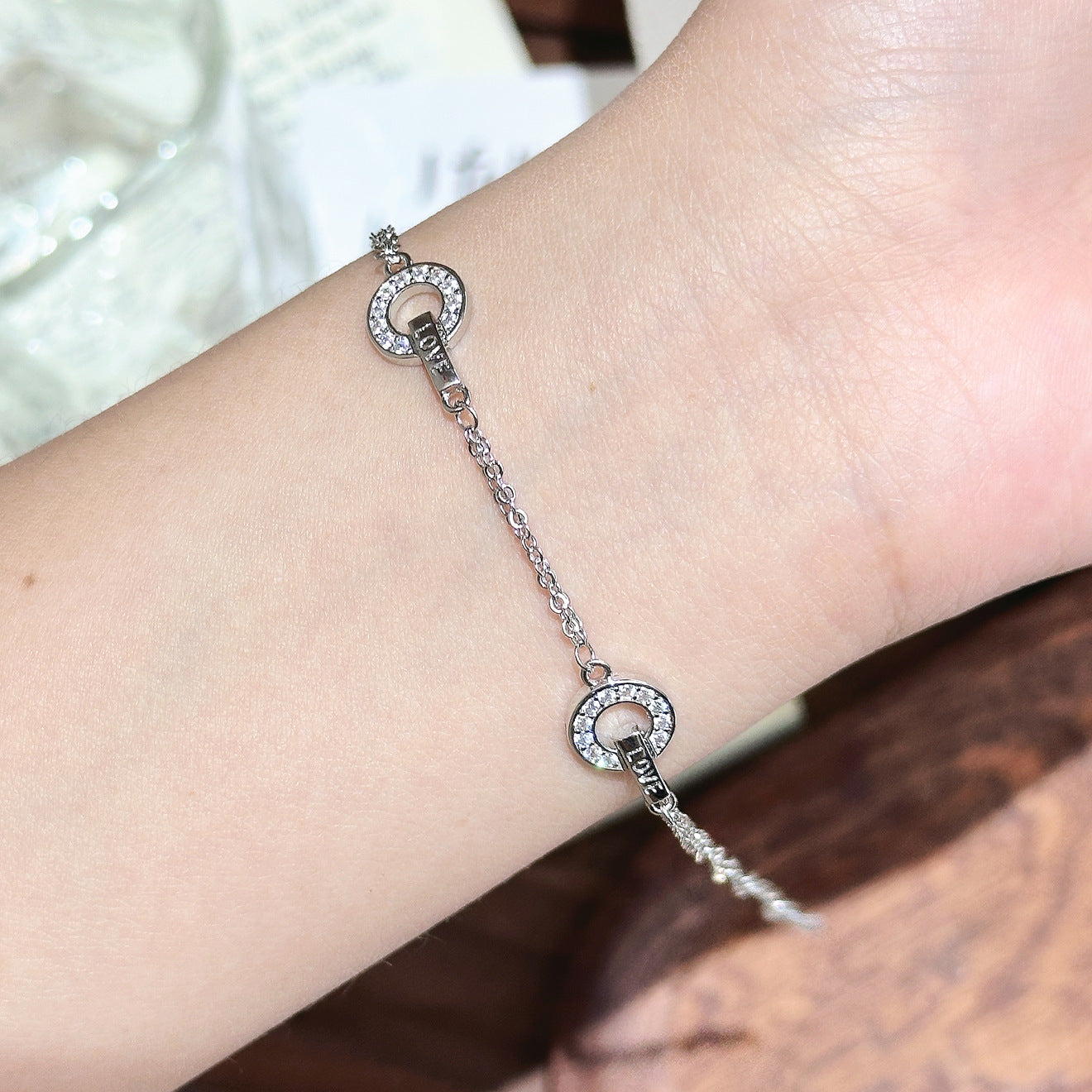 Women's Good Luck Comes Copper Coin Fashion Bracelet