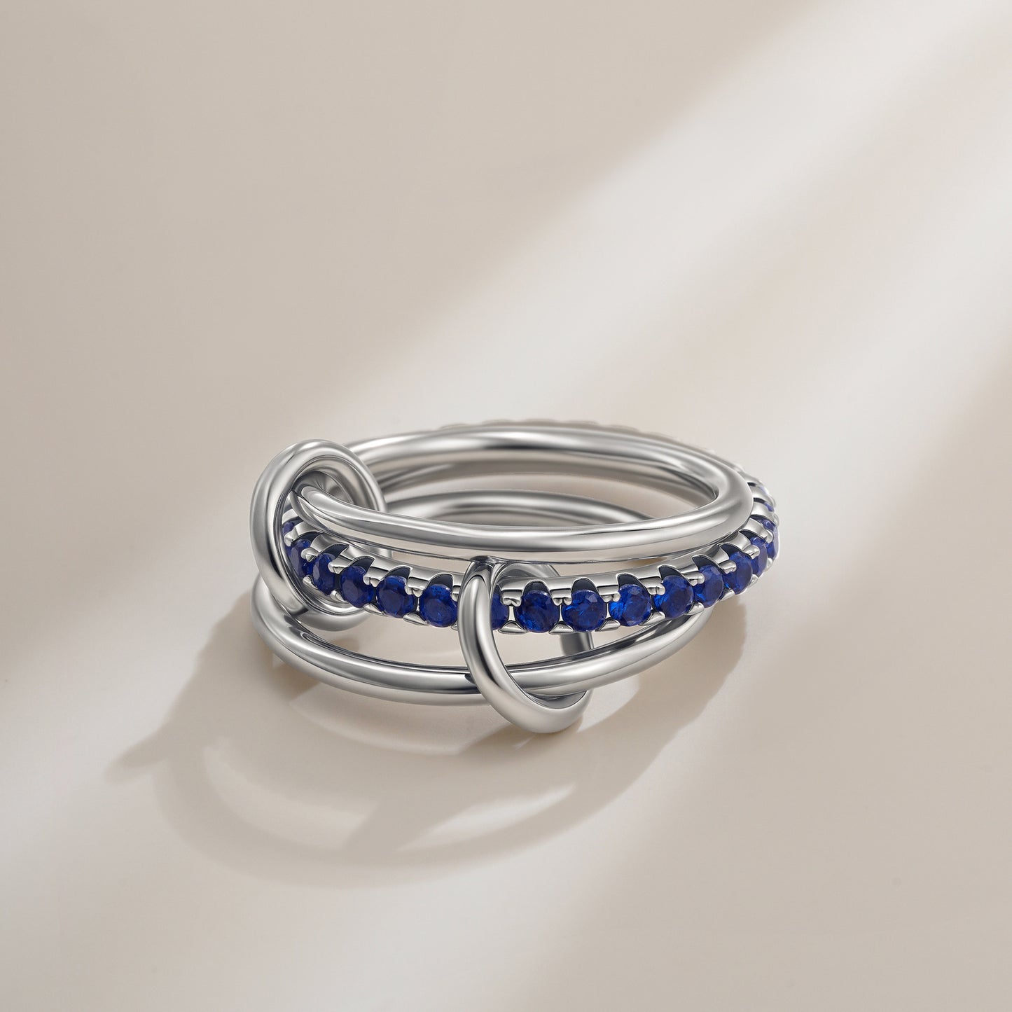 Gold Color Matching Zircon Versatile Creative Rings