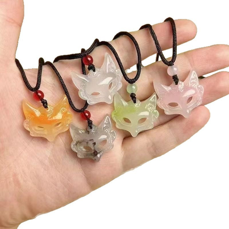 Fog Fox Chinese Braiding National Style Design Necklace