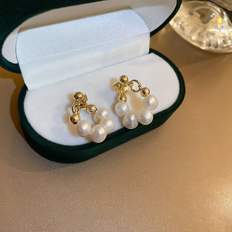 Women's Pearl Retro Minority High-grade High Profile Rings