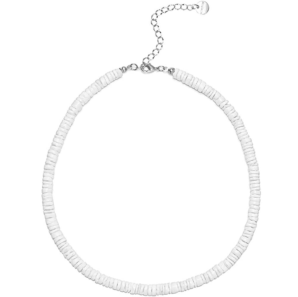 Beach Shell Natural Broken Irregular Clavicle Necklace