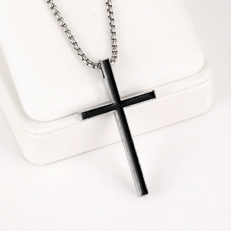 Women's & Men's Simplicity Long Gothic Vintage Stainless Steel Pendants