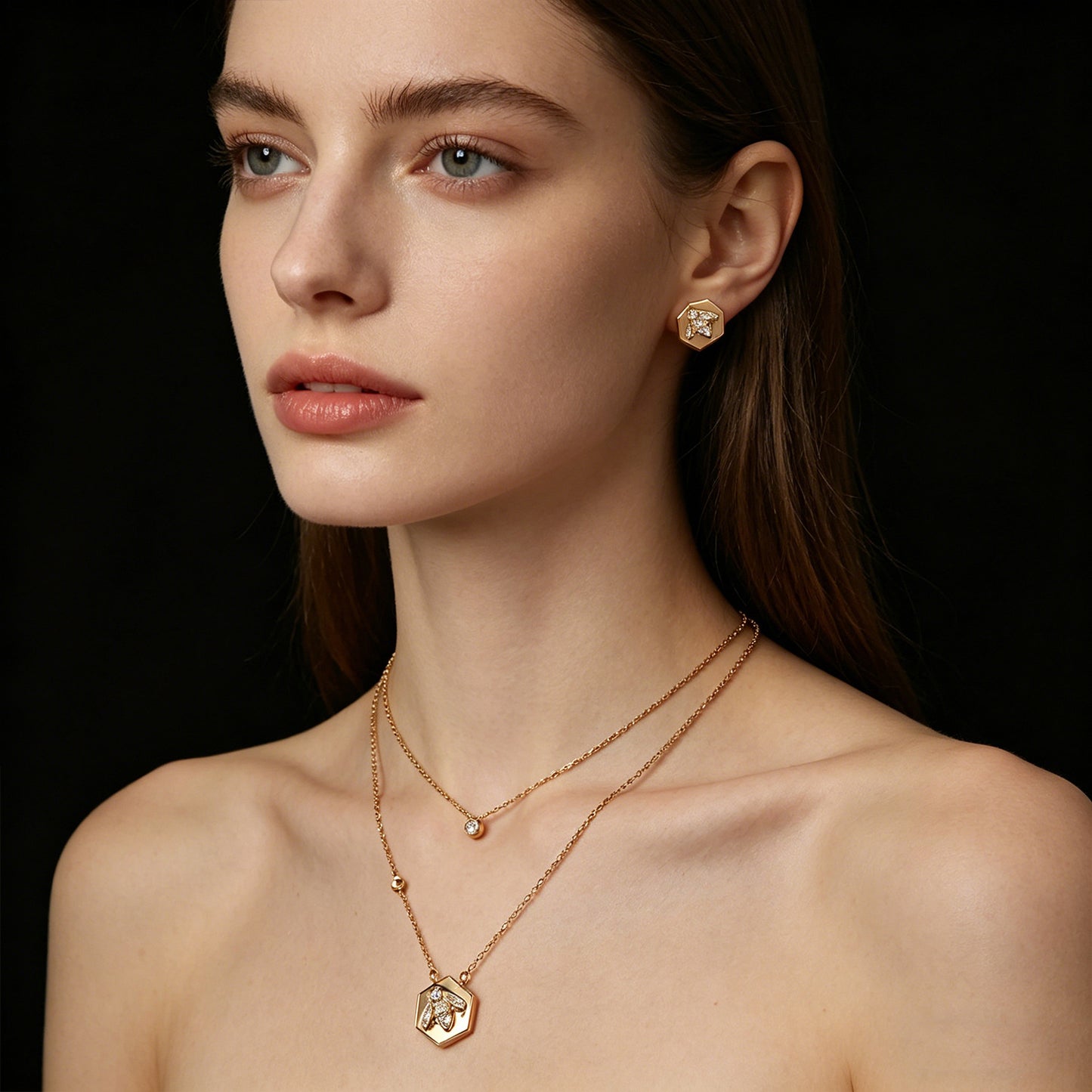 Diamond Light Luxury High-grade Exquisite Clavicle Necklaces