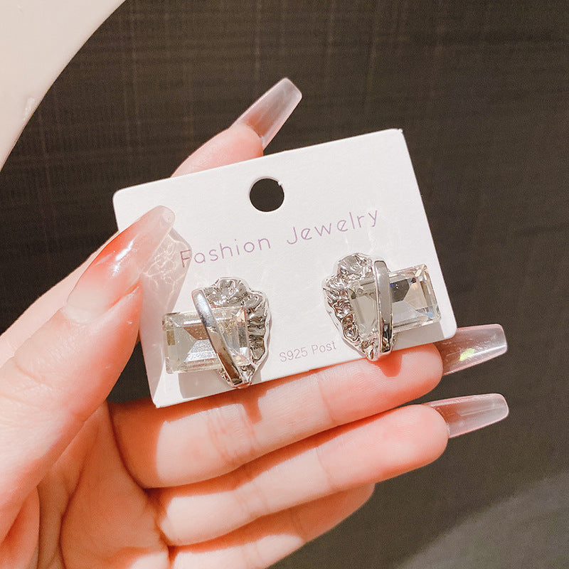 Women's Style Light Luxury High-grade Crystal Elegant Earrings