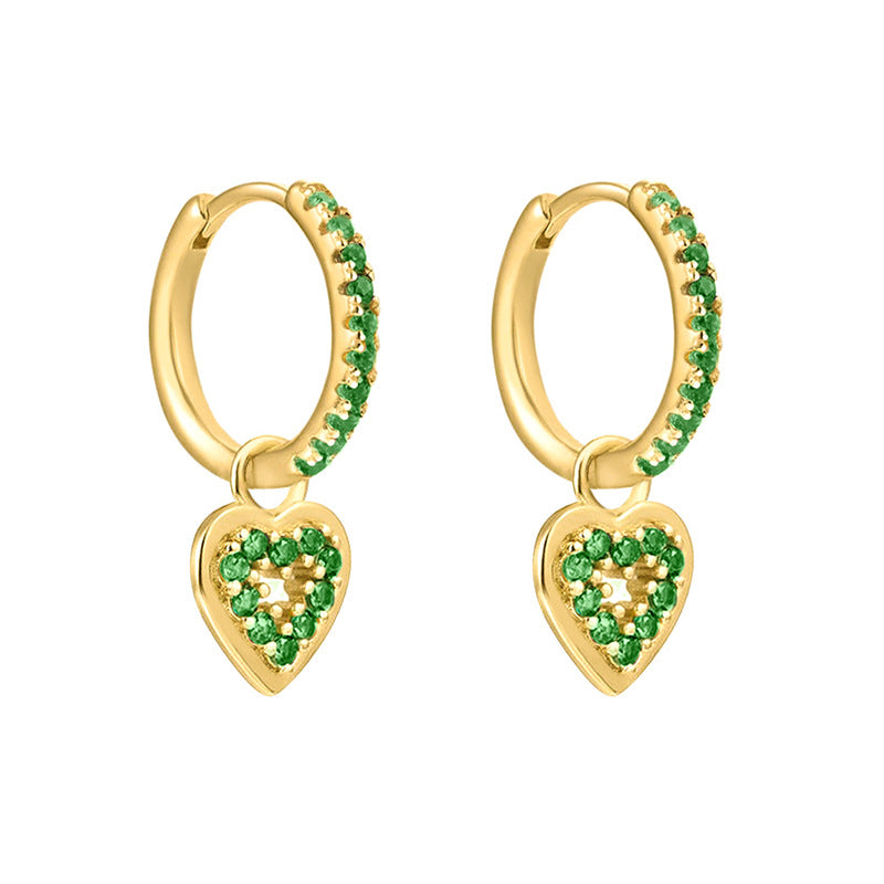 Women's Sier Needle Eardrop Retro Fashion Geometry Pattern Earrings