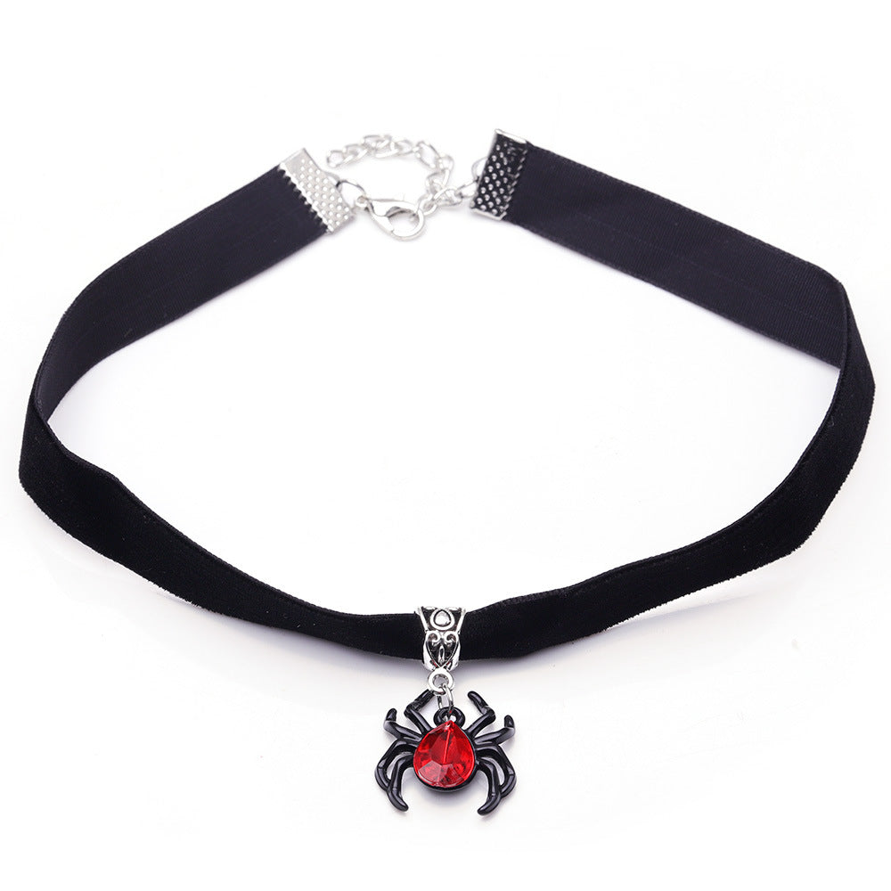 Halloween Fashion Spider Bat Personalized Clavicle Chain Gothic Collar