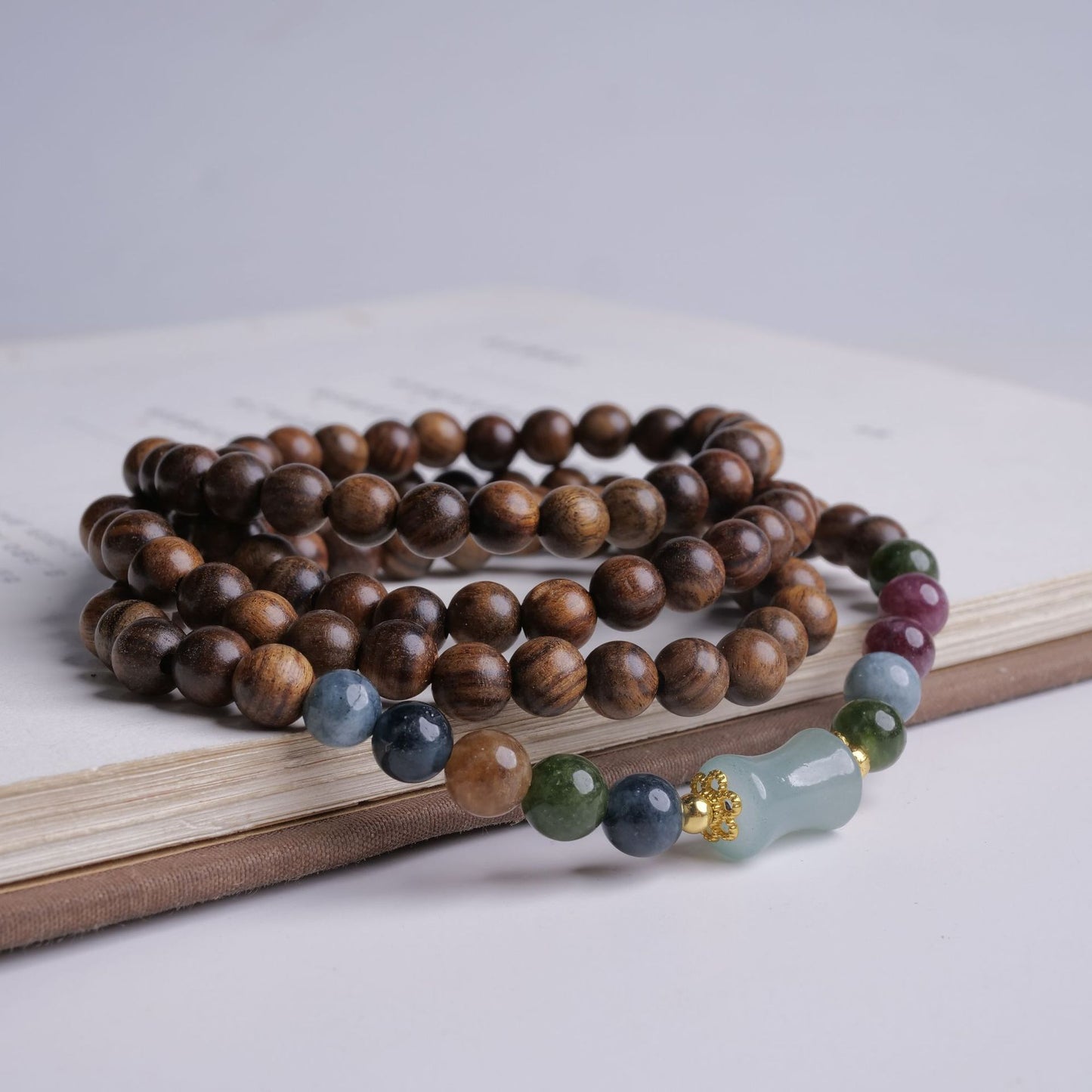 Women's & Men's Rosewood Wooden Cultural Artifact Ethnic Style Beads Chinese Handmade Bracelets