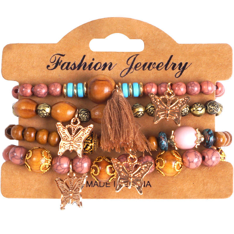 Bohemian Creative Tassel Beaded Fashion Jewellery Bracelet