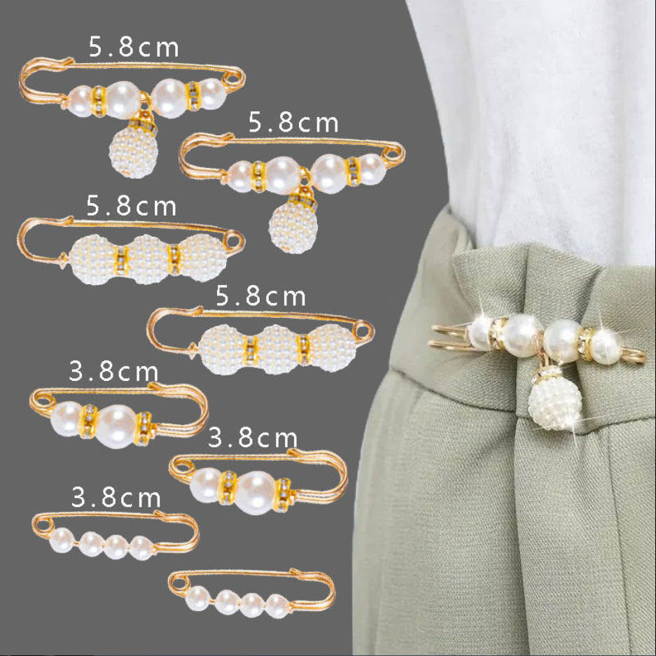Fixed Clothes Clip Slimming Artifact Brooch Brooches