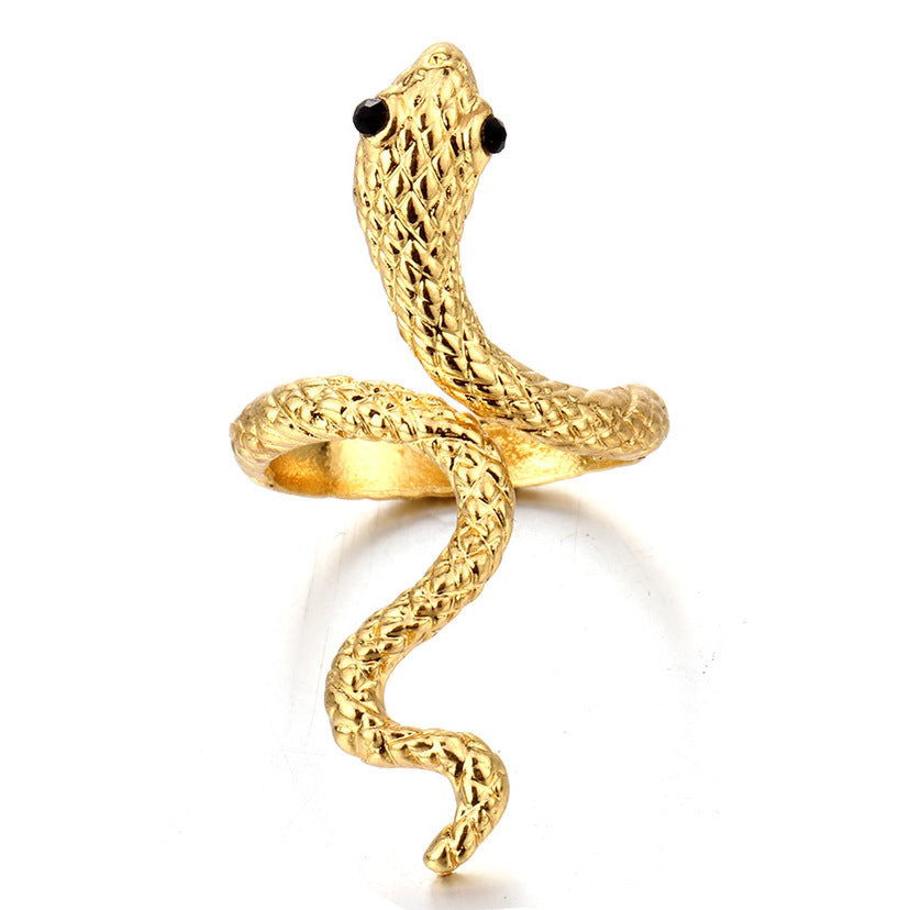 Women's & Men's Vintage Animal Spirit Snake Punk Exaggerated Personality Winding Rings