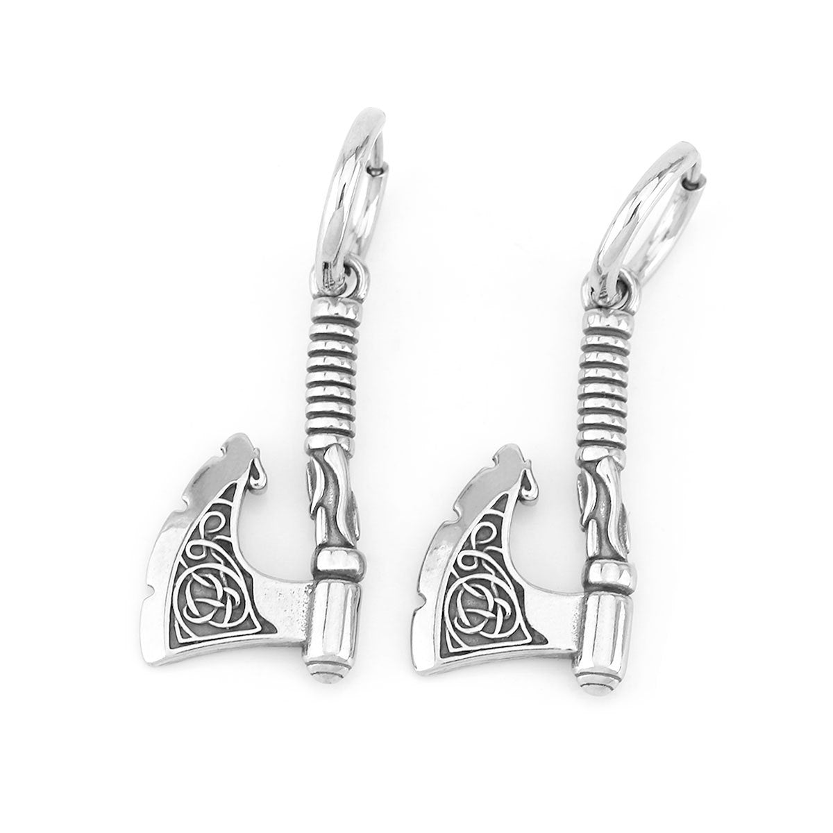 Stainless Steel Viking Vintage Axe Hip Hop Punk Rings