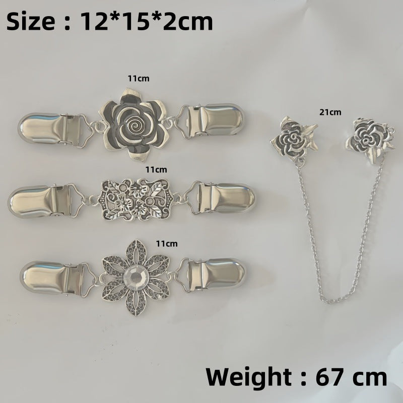 Women's Of Trousers Pin Artifact Fixed Clothes Buckle Brooches