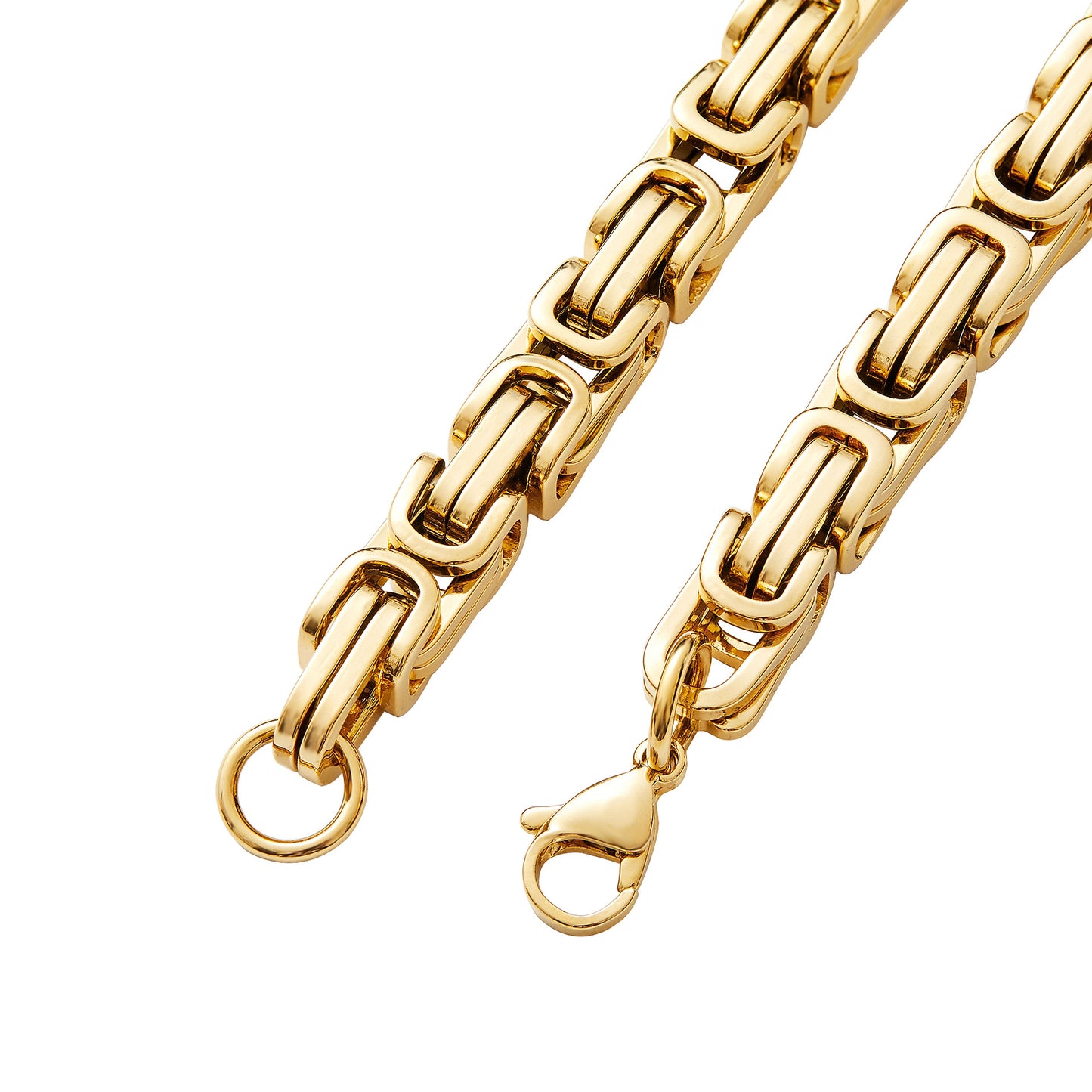Men's Stainless Steel Emperor Chain Byzantine Festival Necklaces