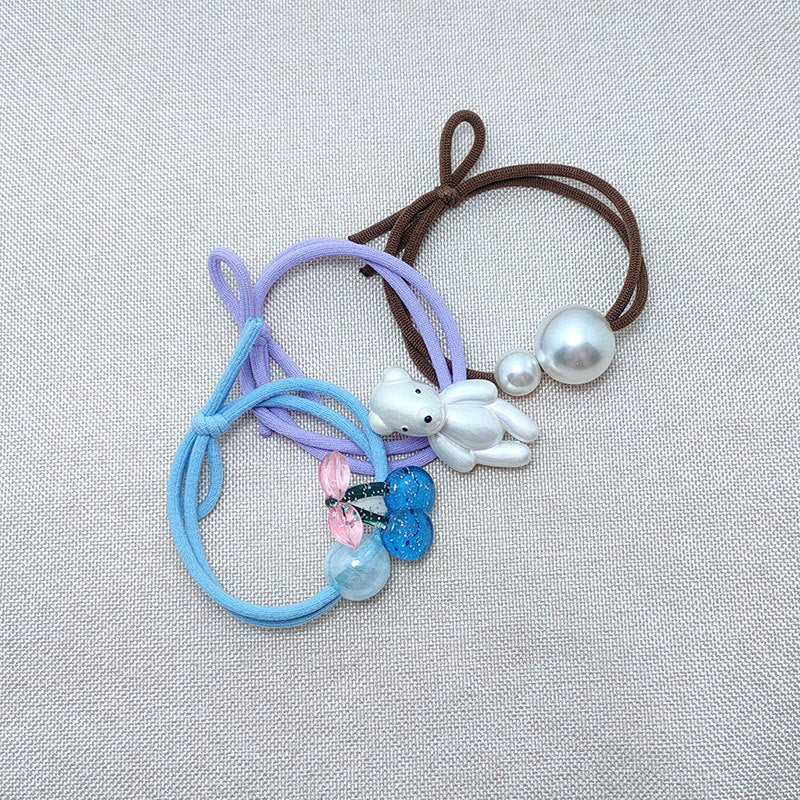 Elastic Round Hair Rope Rubber Band Jewelry Accessories