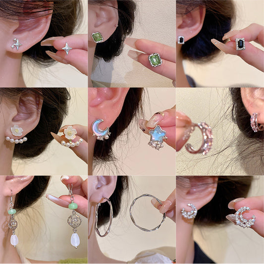 Pearl Female Style High Sense Niche Temperament Earrings