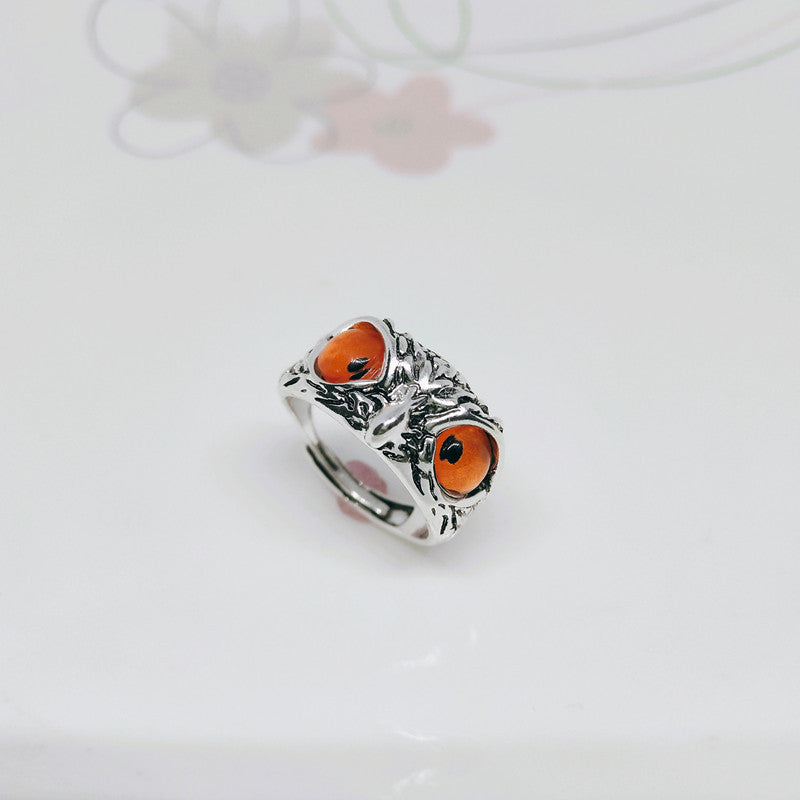 Vintage Creative Exaggerating Animal Couples Openings Rings