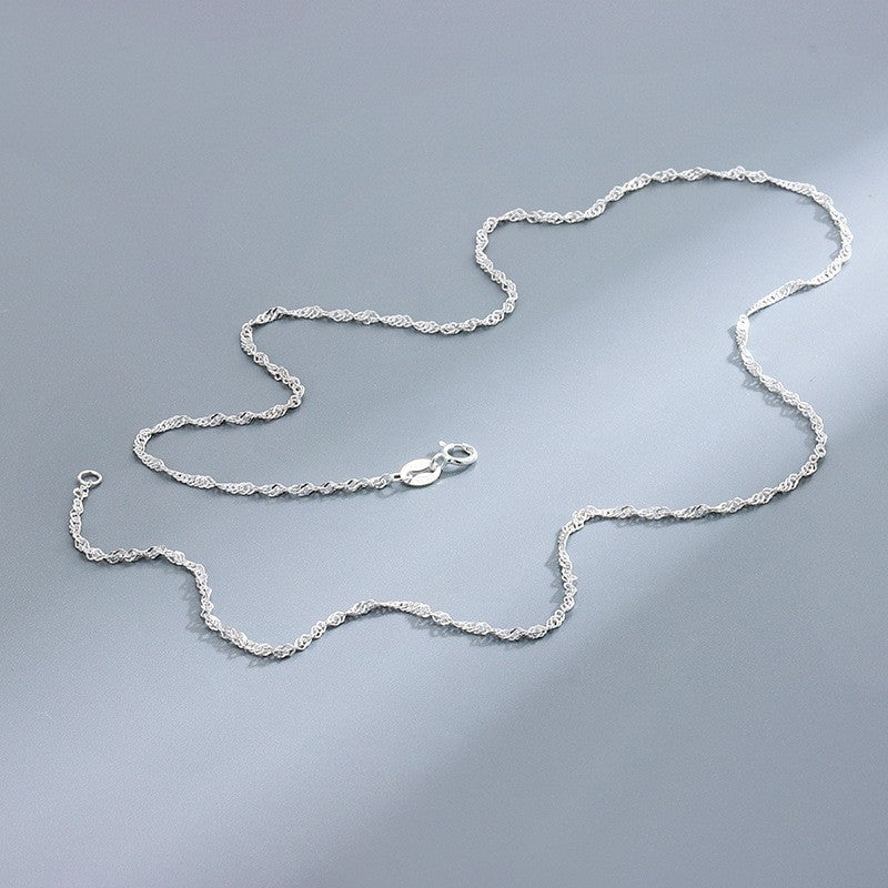 Women's Sterling Sier Choker Clavicle For Without Yellow Necklaces