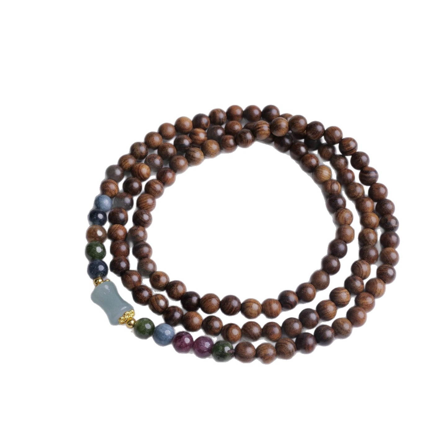 Women's & Men's Rosewood Wooden Cultural Artifact Ethnic Style Beads Chinese Handmade Bracelets