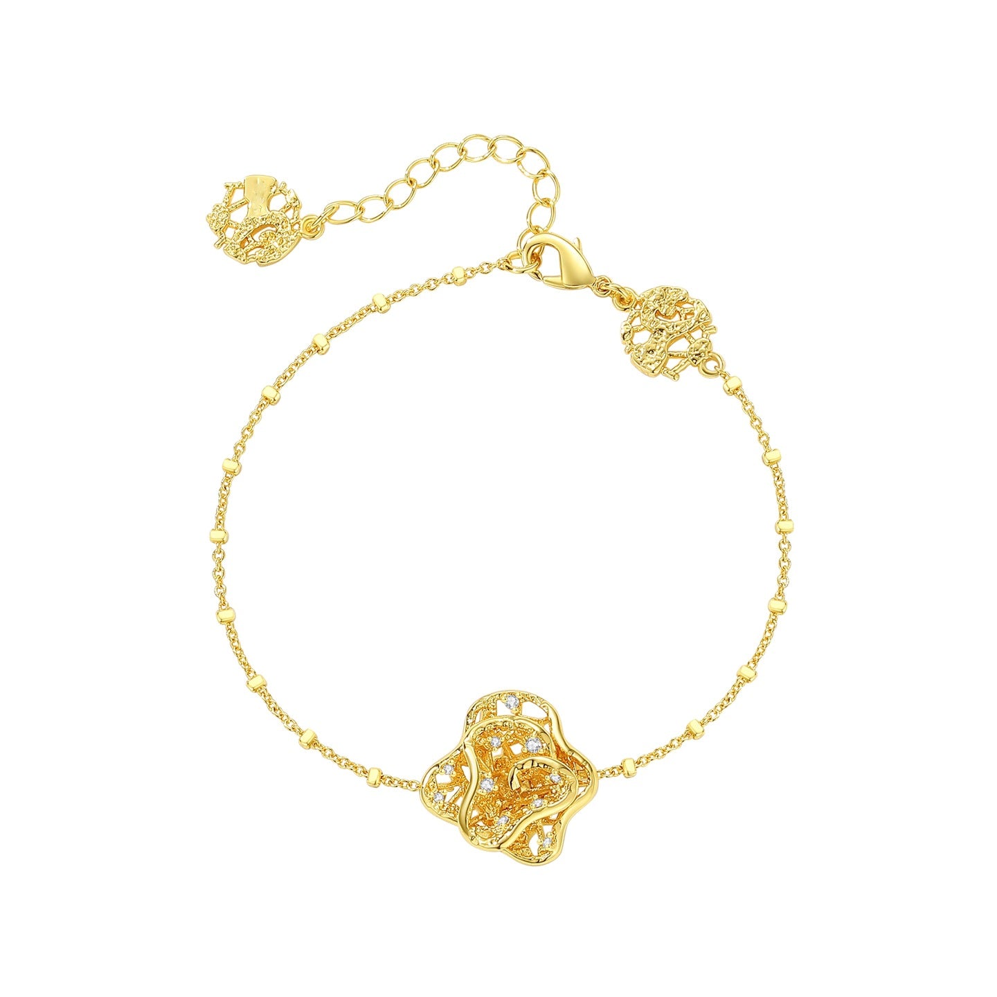 Lace Series Skirt Flower Elegant High Jewelry Set