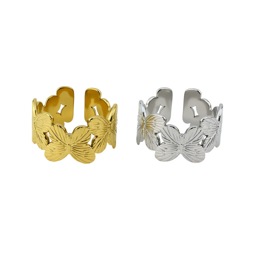 Women's Butterfly Opening Adjustable Personalized Creative Design Sense Ring