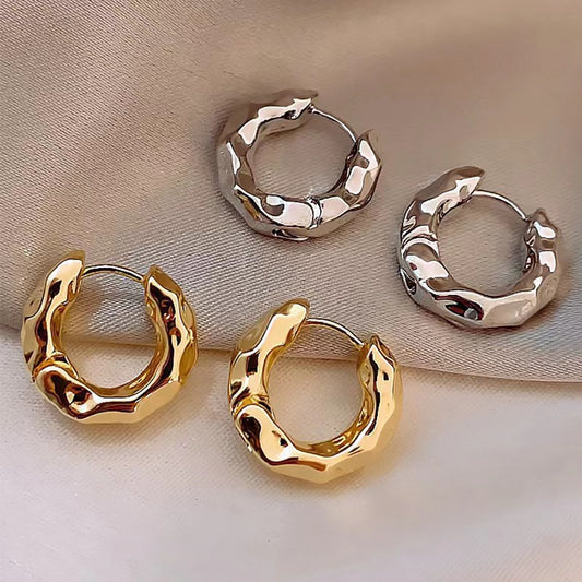 Retro Circle Trendy Light Luxury High-grade Ear Cold Style Earrings