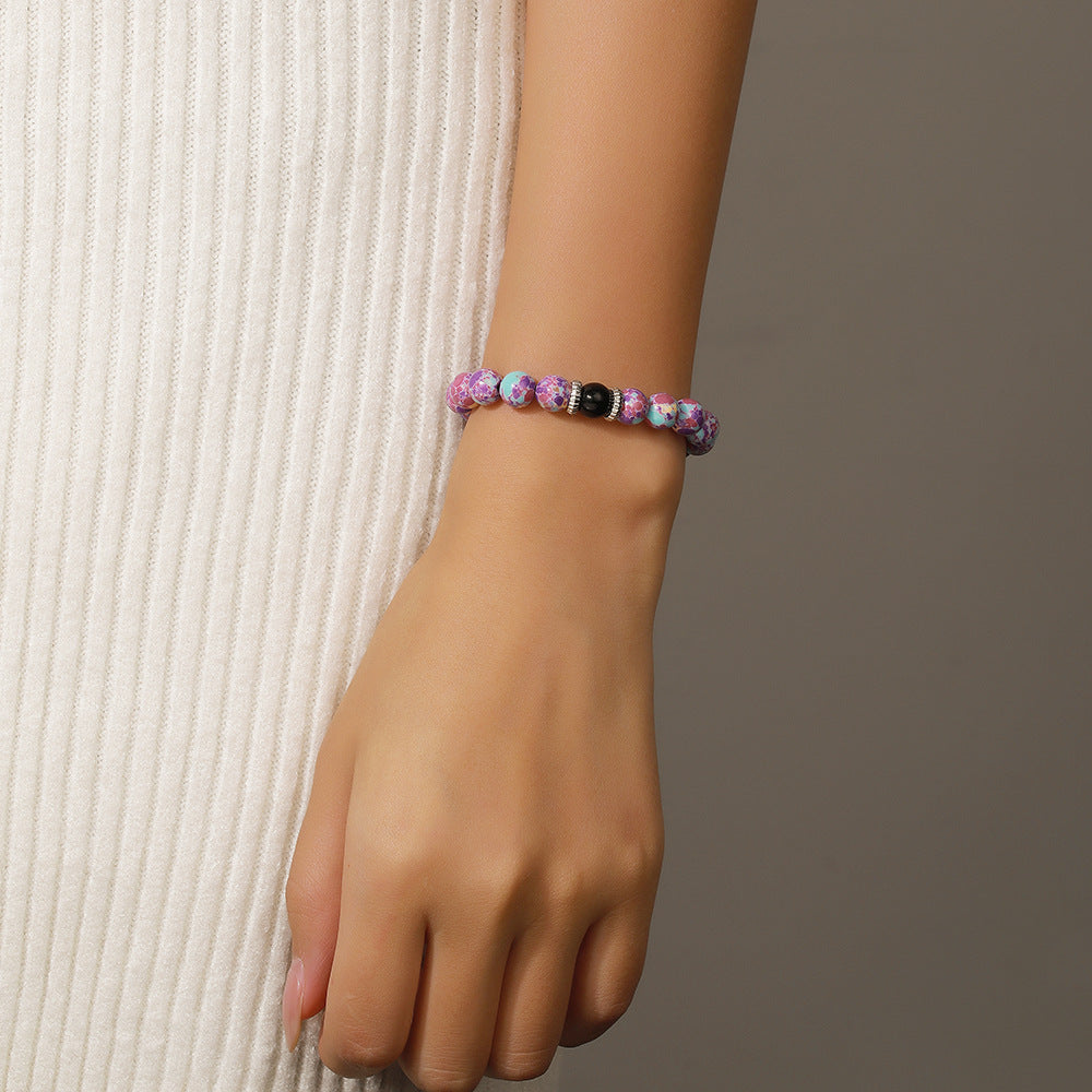 Retro Style Multiple Tigereye Emperor Stone Filament Bracelets