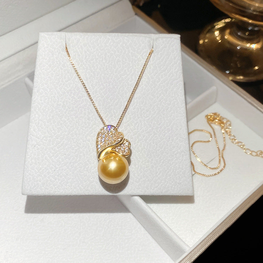 Chinese Style Vintage Zircon Pearl Exquisite Dress Dinner Rings