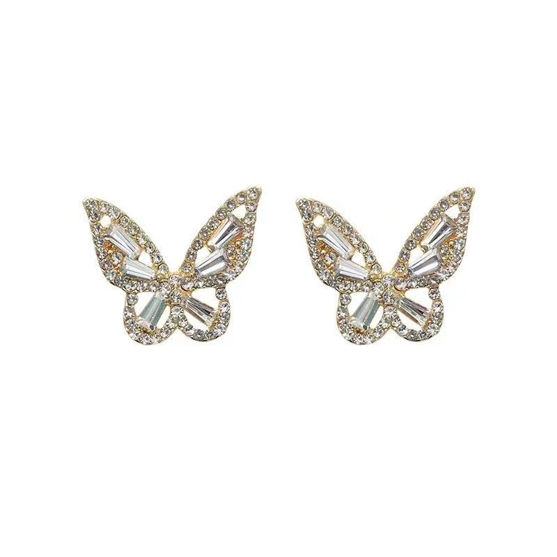 Women's Butterfly Thread Simple Cold Style Graceful Fashionable Rings