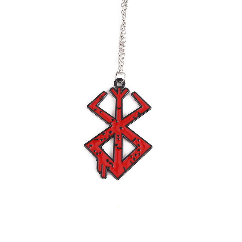 Sword Style Legend Egg Shell Black Necklaces