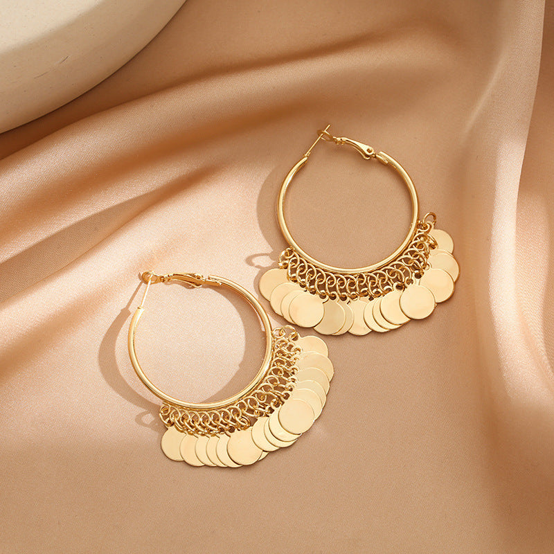 Women's Fashion Personality Five-pointed Star Style Exaggerated Series Earrings