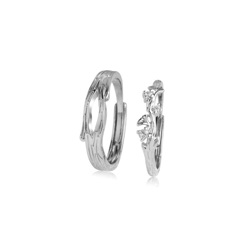 Of Minority Simple Valentine's Day Gift Fashion Creative Ginkgo Ring