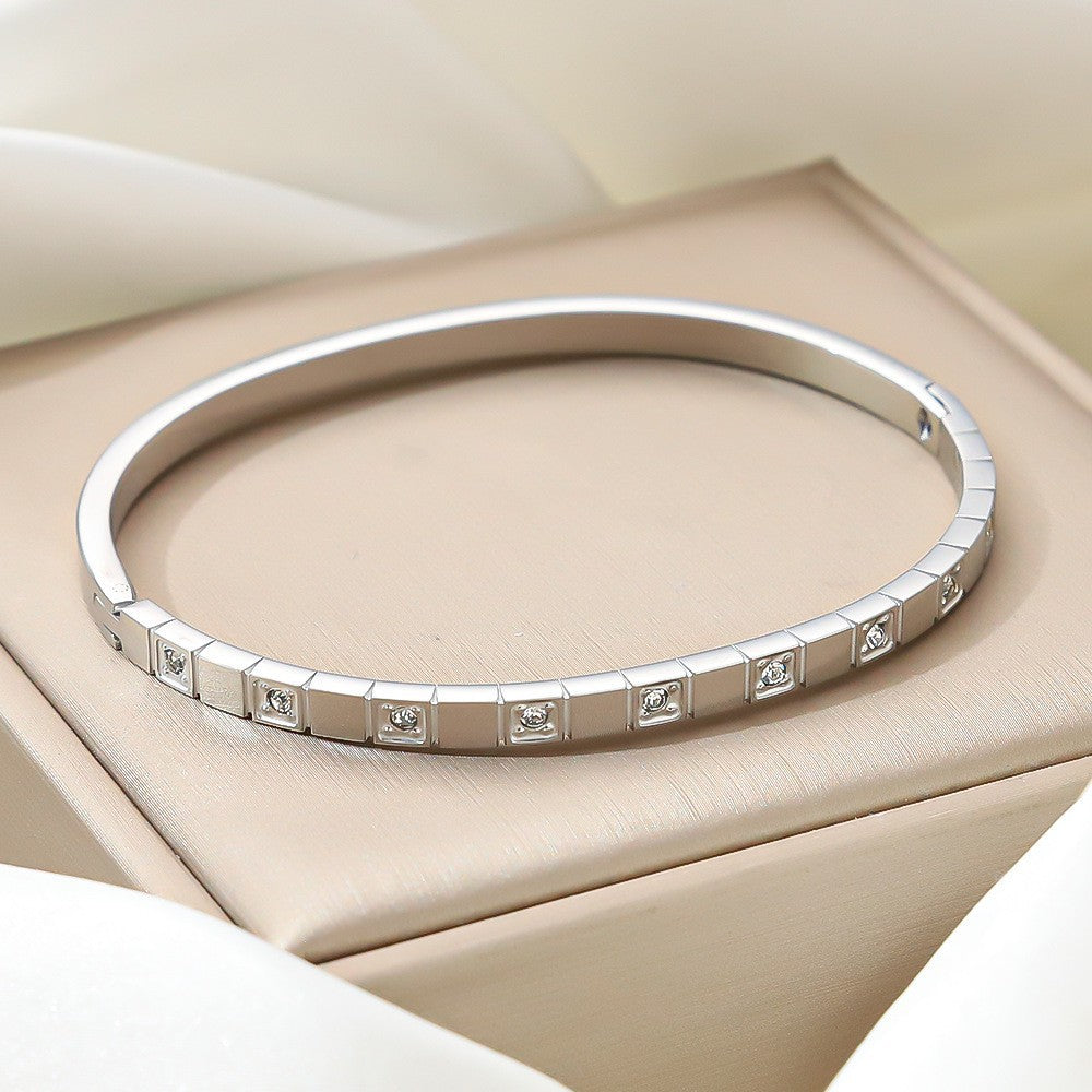 Titanium Steel Stainless Real Gold Furnace Bracelets