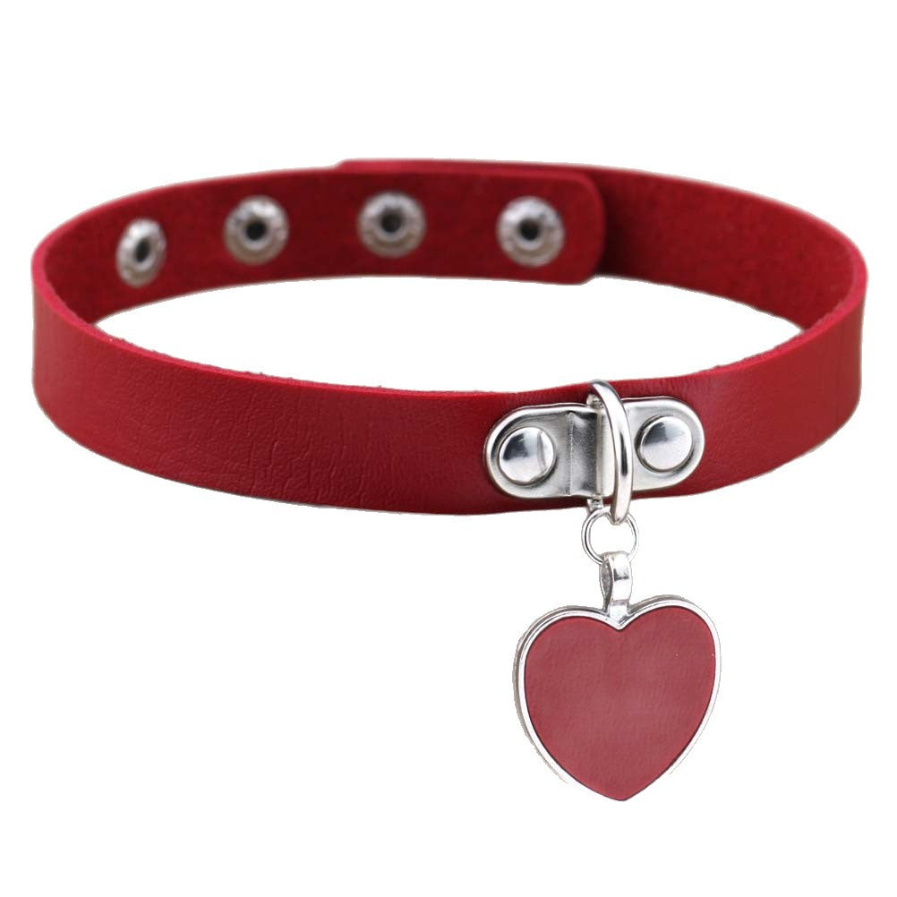 Anime Rock Punk Gothic Love Heart Collar