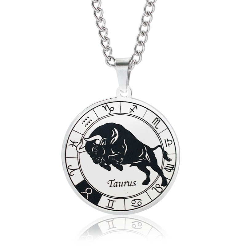 Men's Constellation Titanium Steel Power Style Personalized Necklaces