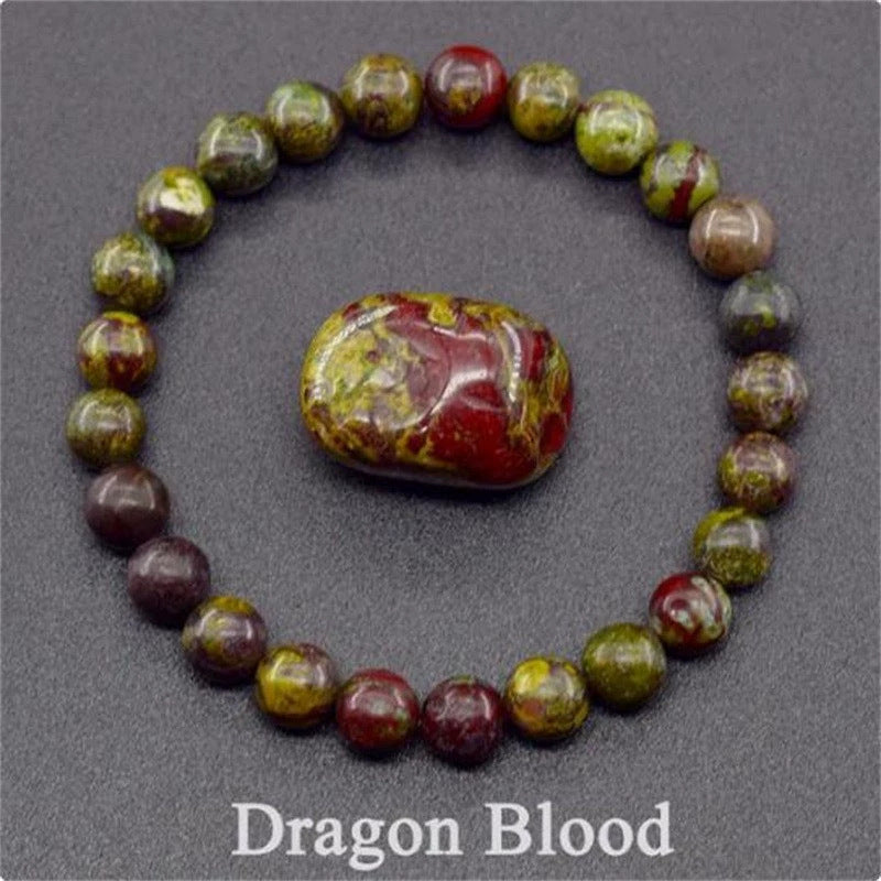 Red Green Treasure Amethyst Sunstone Lapis Lazuli Tiger Eye Handmade Bracelets