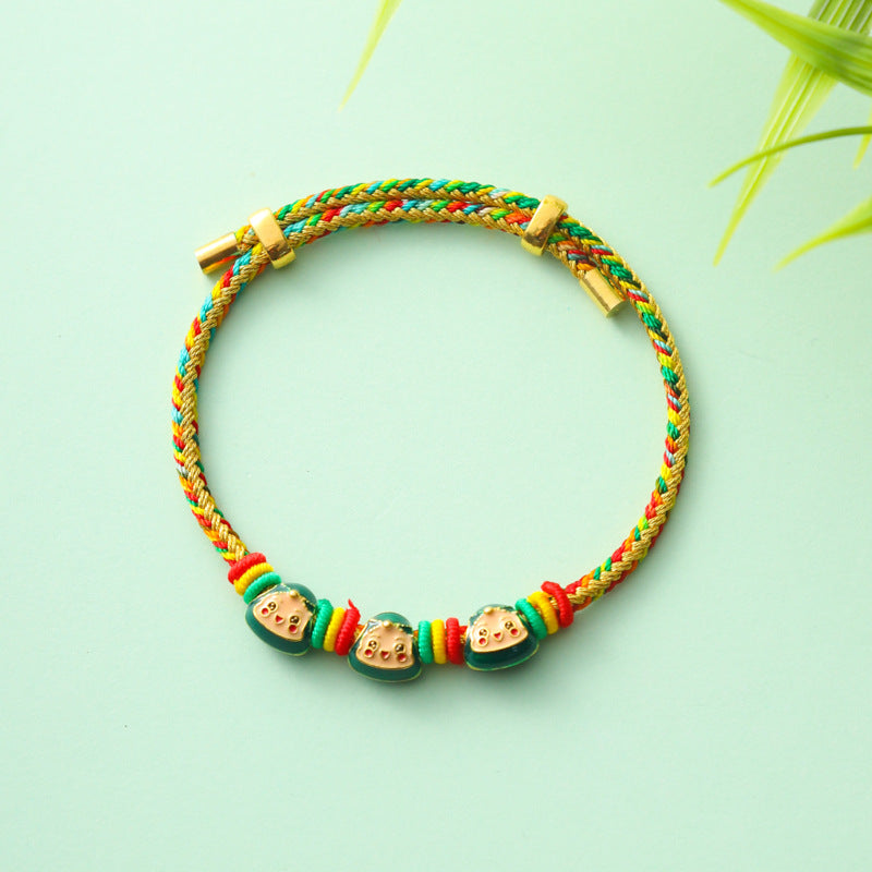 Children's Hundred Dragon Boat Festival Colorful Braided Rope Batches Of Goods Bracelets
