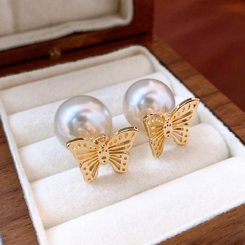 Heart-shaped Ear Niche Temperament High-grade Fashionable Court Earrings