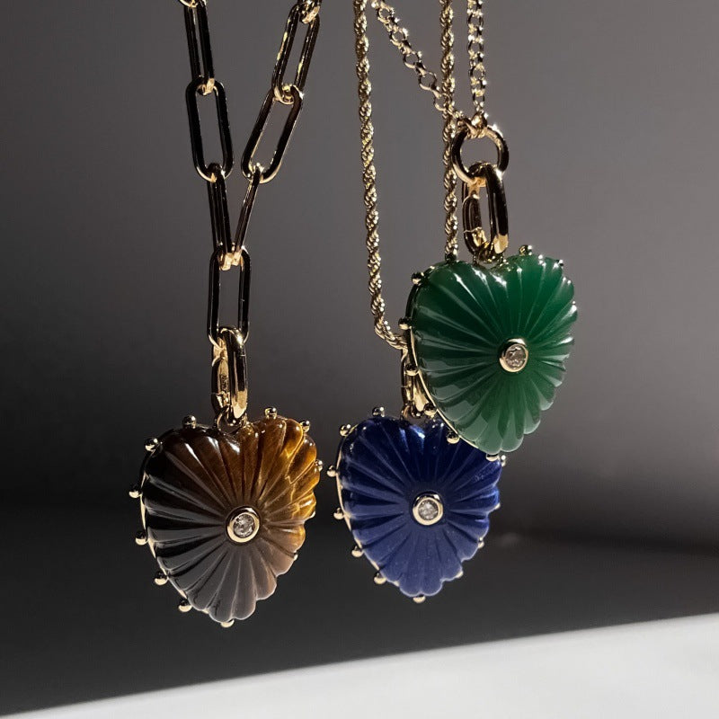 Versatile New Love Parts Titanium Steel Pendants