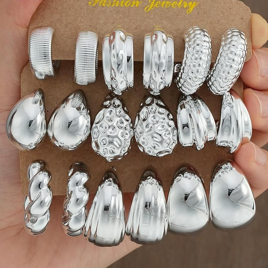 Fashion Starfish Shell Conch Type Water-drop Eardrops Rings