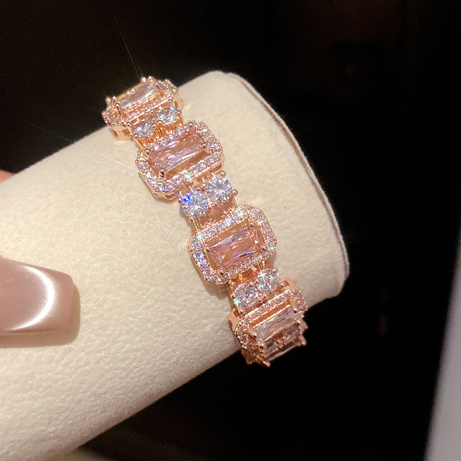 Korean Style Simple Glass Beaded Hollowed Bracelets