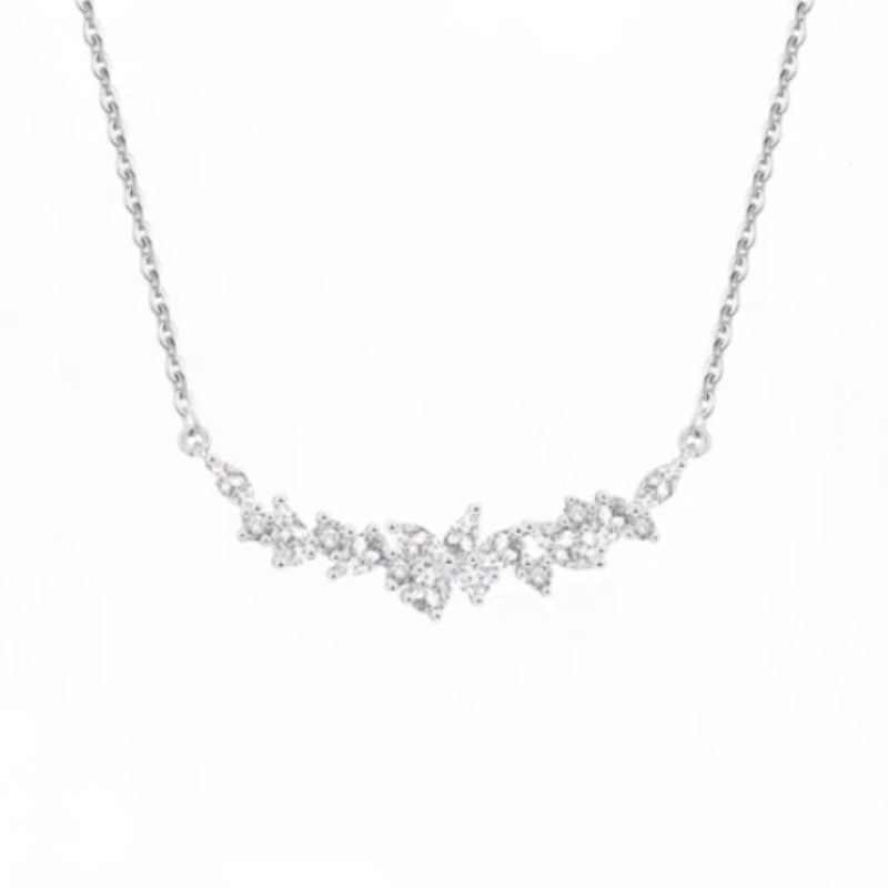 Women's Light Luxury High-grade Design Full Diamond Fashion Sterling Necklace