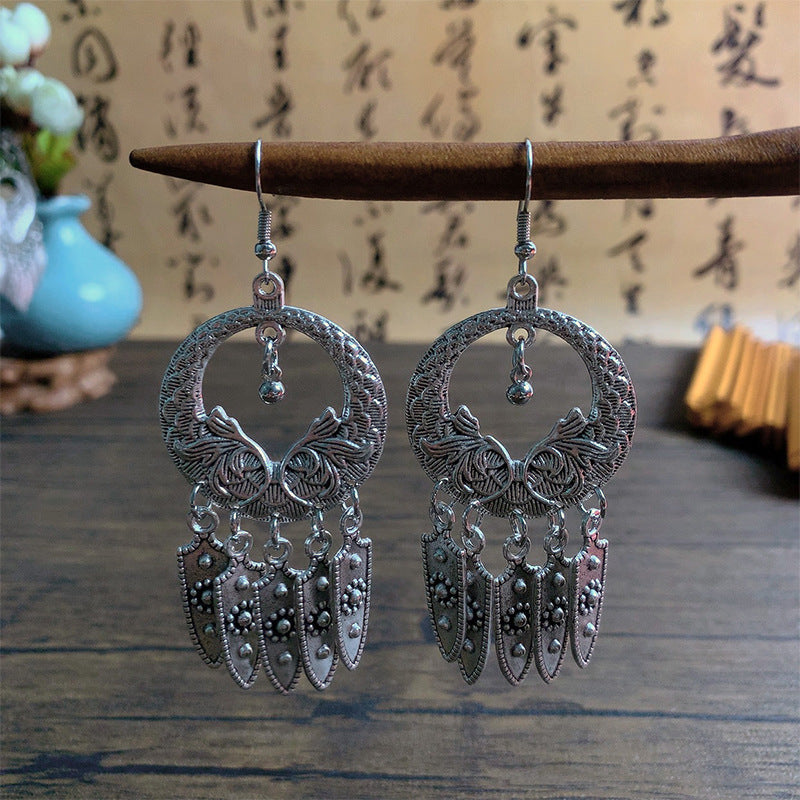 Yunnan Minority Female Retro Temperament Nostalgic Earrings