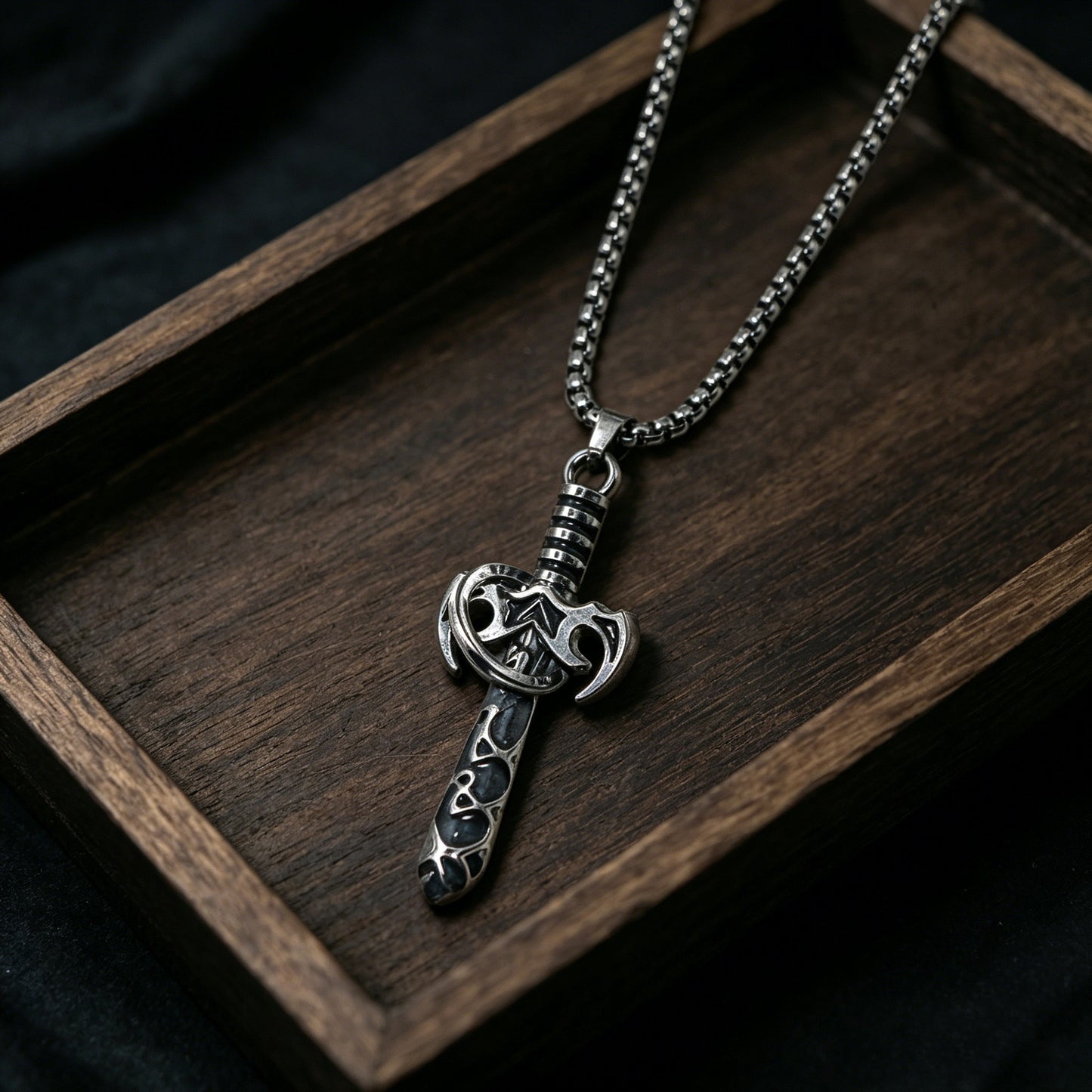 Men's Cross Versatile Personality Hip Hop Tide Necklace