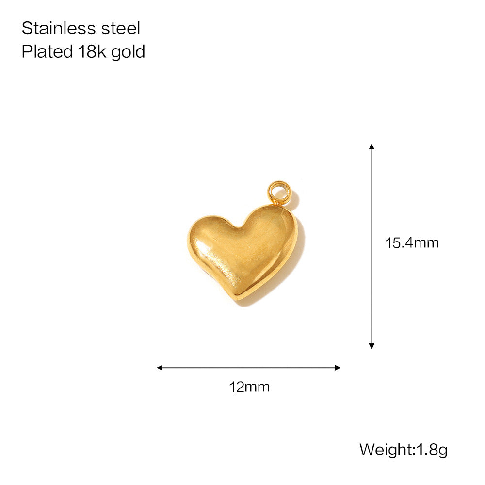 Versatile Women's Stainless Steel Gold-plated Bow Jewelry Accessories