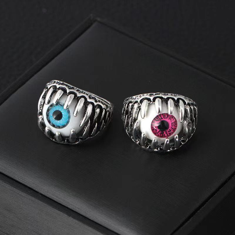 Retro Devil Eye Alloy Evil Trend Ring