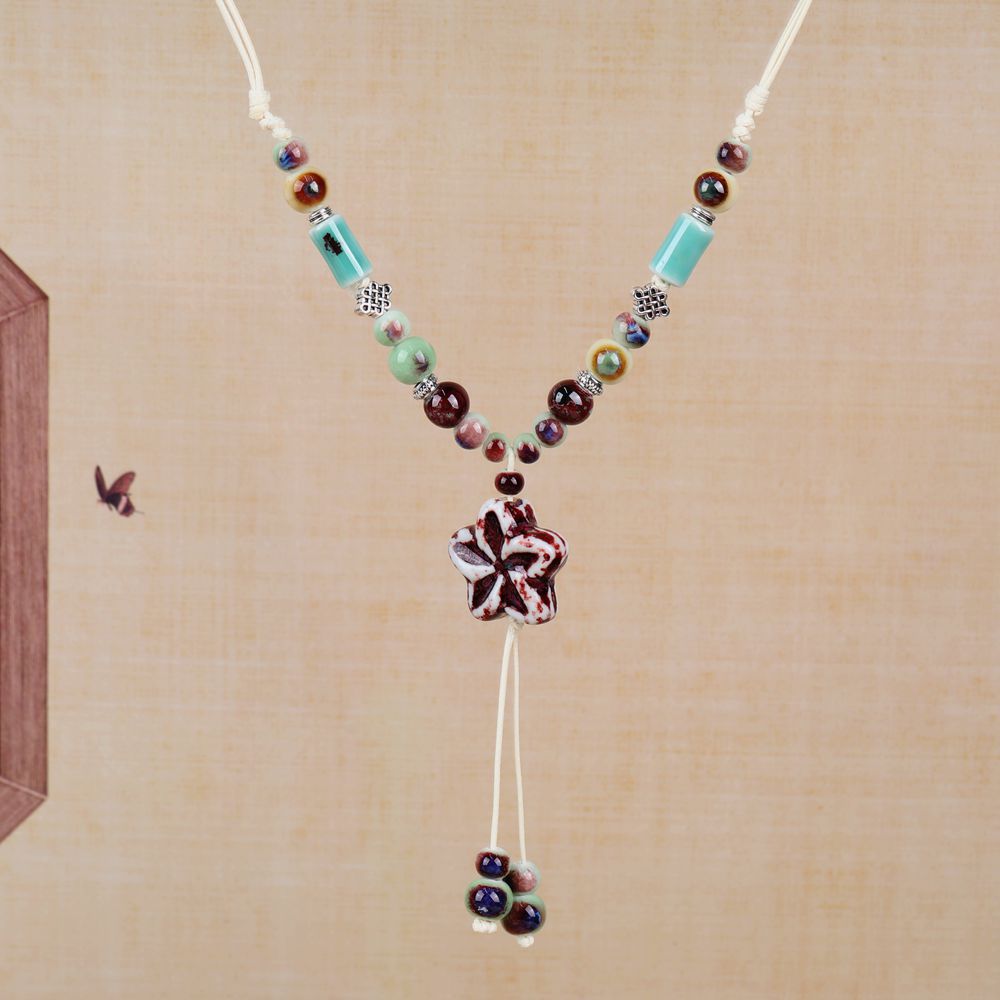 Chinese Ethnic Style Butterfly Niche Ancient Necklaces